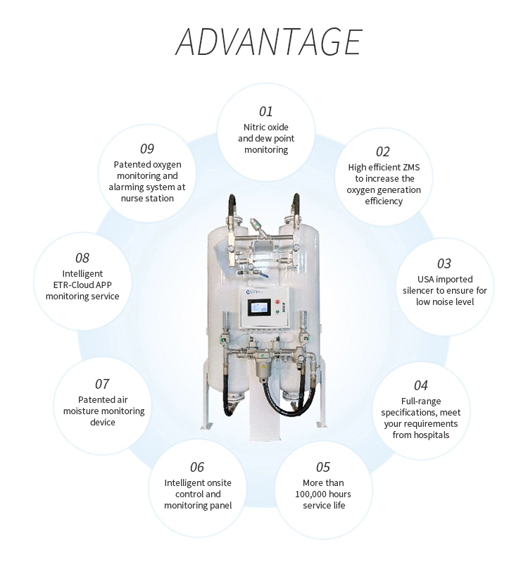 Portable Oxygen Oxigen O2 Cylinders Filling Station/Psa Oxygen Generator