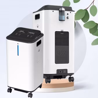 5L extrem geräuscharmer Vernebler-Sauerstoffkonzentrator mit einstellbarem Durchfluss- und Reinheitsmonitor